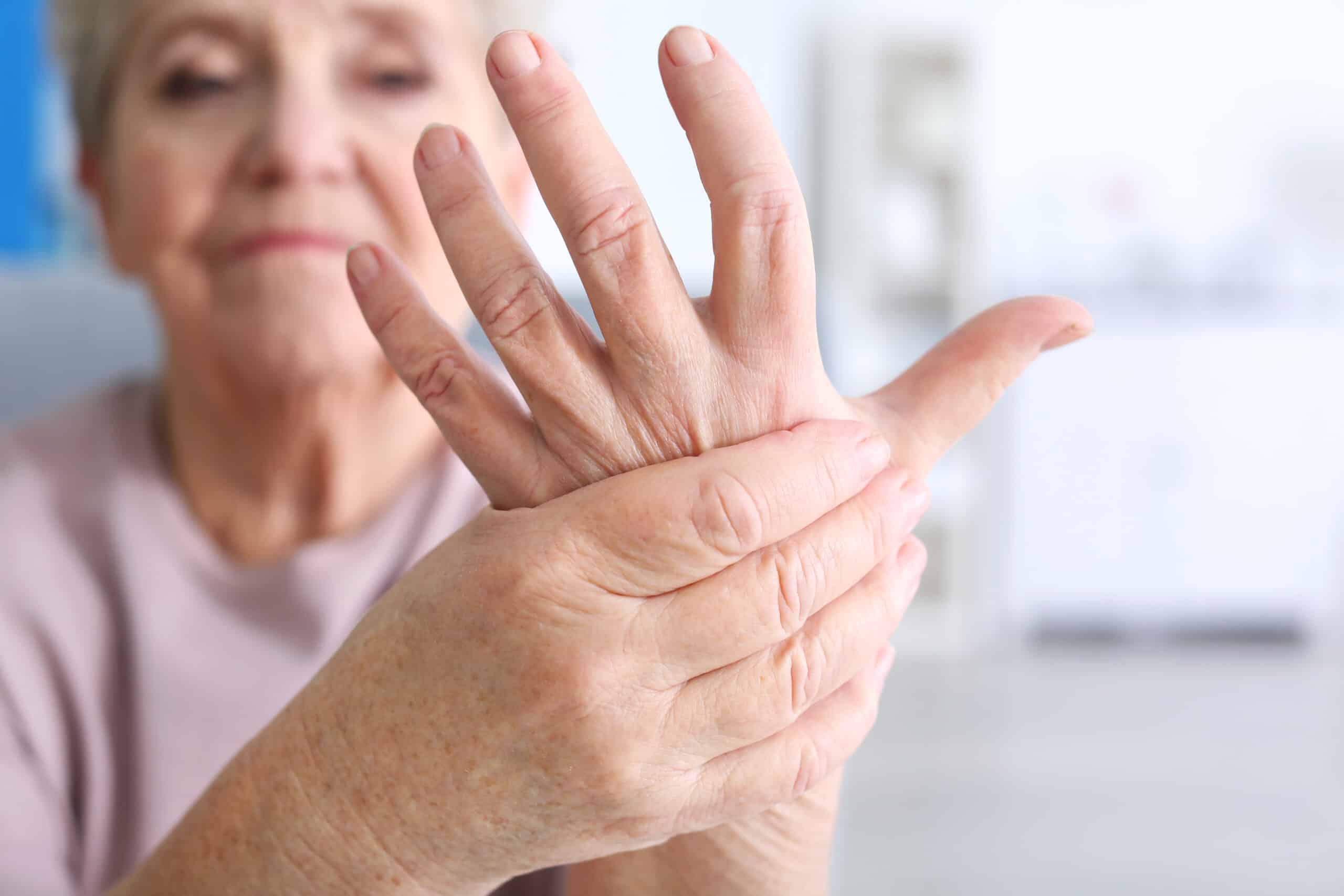 Chronic inflammatory diseases such as arthritis result in swollen and inflamed joints and soft tissue.